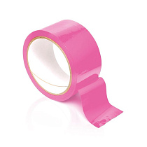 Самоклеющаяся лента для связывания (секс-скотч) розовая