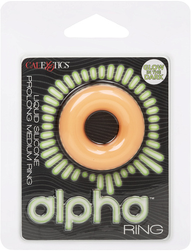 Светящееся в темноте эрекционное кольцо CalExotics Alpha