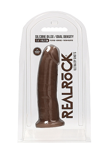 Фаллоимитатор на присоске Realrock Ultra 19.2 см, коричневый
