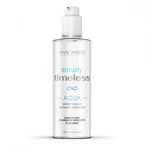 Увлажняющий водный вагинальный лубрикант Wicked Simply Timeless Aqua, 120 мл