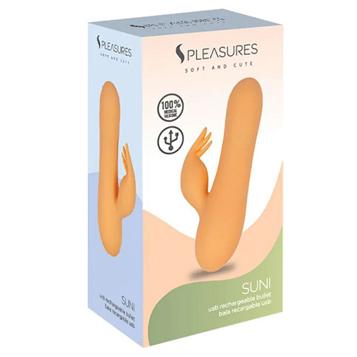 Вибратор-кролик S&nbsp;Pleasures Suni