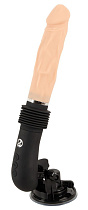 Секс-машина с пультом и реалистичной насадкой Fucking Machine