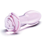 Стеклянный анальный плаг Glas Rosebud