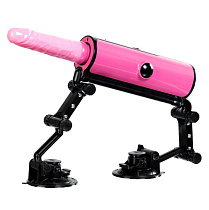 Переносная секс-машина с подогревом MOTORLOVERS Pink-Punk