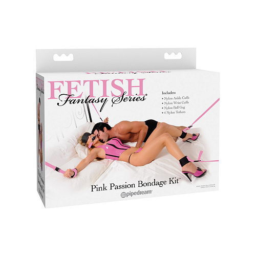 Набор для фиксации к кровати Pink Passion Bondage Kit