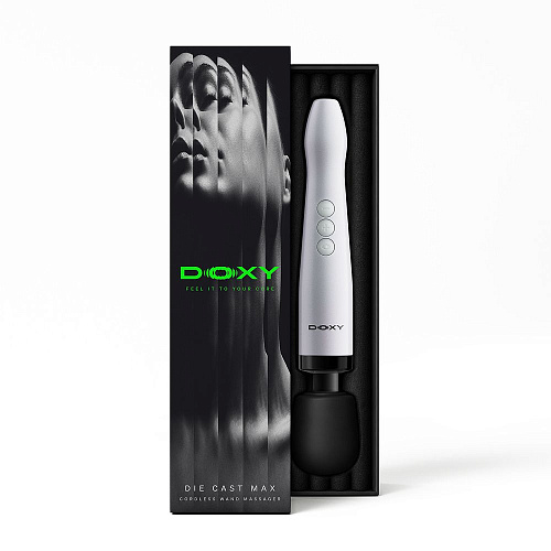 Мощный беспроводной вибромассажер Doxy Die Cast Max Cordless, белый
