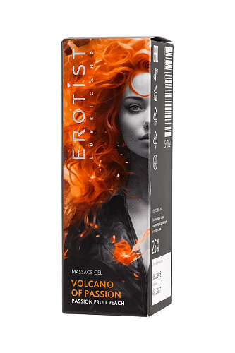 Жидкий вибратор Volcano of Passion со вкусом персик-маракуйя, 25 мл