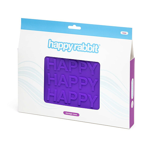 Силиконовый чехол Happy Rabbit HAPPY Large, фиолетовый