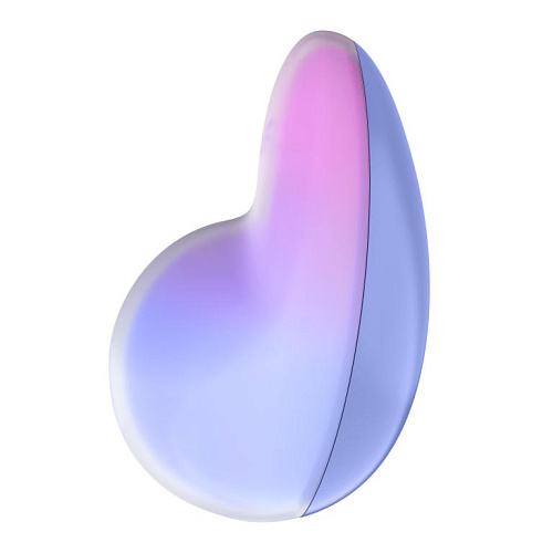 Вакуумный стимулятор клитора с вибрацией Satisfyer Pixie Dust, фиолетовый / розовый