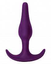 Маленькая анальная пробка для ношения Spice It Up Starter, фиолетовая, диам. 2.6 см