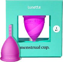 Менструальная чаша Lunette, фиолетовая