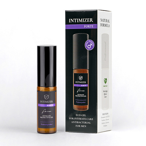 Мужской антибактериальный эко-гель с феромонами Intimizer Forte, 20 мл