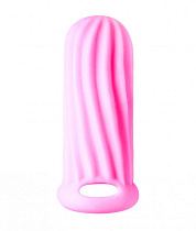 Насадка-утолщитель Homme Wide Pink, для длины пениса 9-12 см