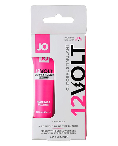 Клиторальный гель с эффектом электрического покалывания System JO 12 Volt, 10 мл