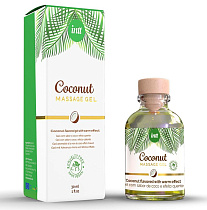 Разогревающий массажный гель Intt Coconut со вкусом кокоса, 30 мл