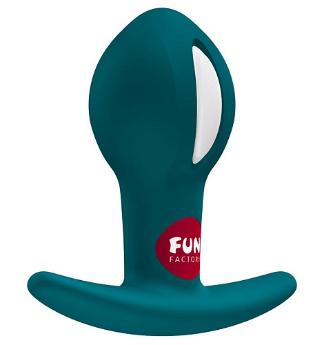 Анальный шарик со&nbsp;смещенным центром тяжести Fun Factory B&nbsp;Ball Uno, зеленый