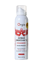Шипучая пенка для массажа Orgie Acqua Croccante с ароматом клубники (150 мл)