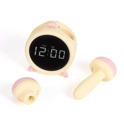 Умный стимулятор-будильник BeYourLover Naughty Clock с вакуумом и вибрацией