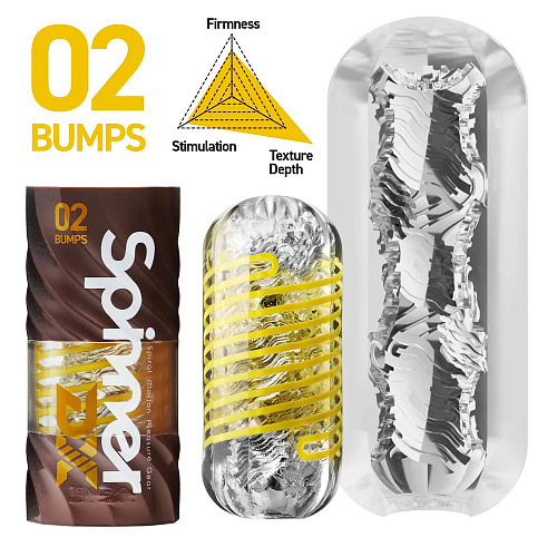 Мастурбатор Tenga Spinner DX 02 BUMPS