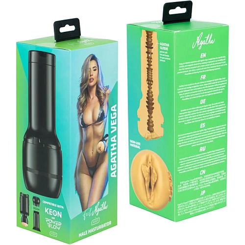 Реалистичный мастурбатор-вагина Kiiroo Feel Agatha Vega