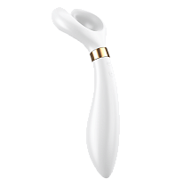 Вибромассажер Satisfyer Partner Multifun 3, белый