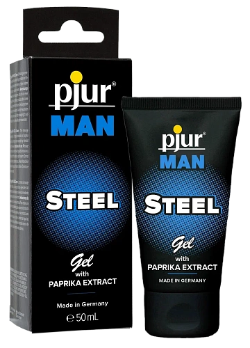 Возбуждающий гель для усиления эрекции Pjur MAN Steel Gel, 50 мл
