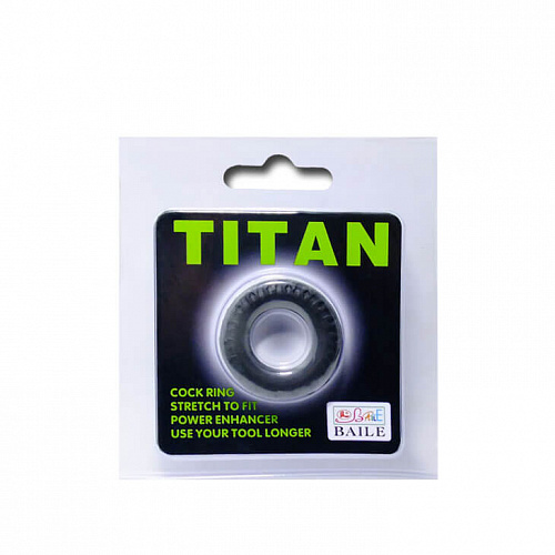 Эрекционное кольцо Titan, имитация автомобильной шины