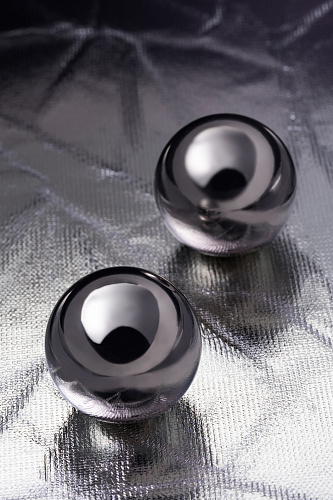 Металлические вагинальные шарики без сцепки Metal by Toyfa, диам. 2.5 см