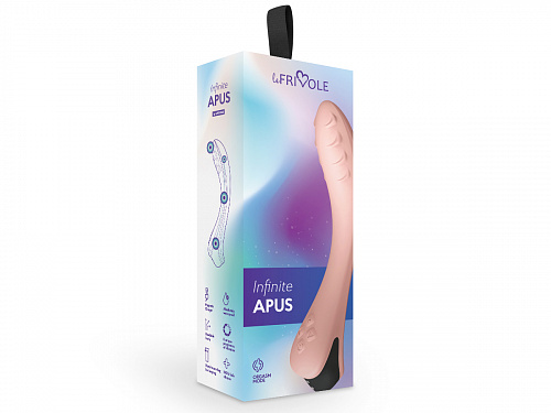 Вибратор Infinite Apus, персиковый