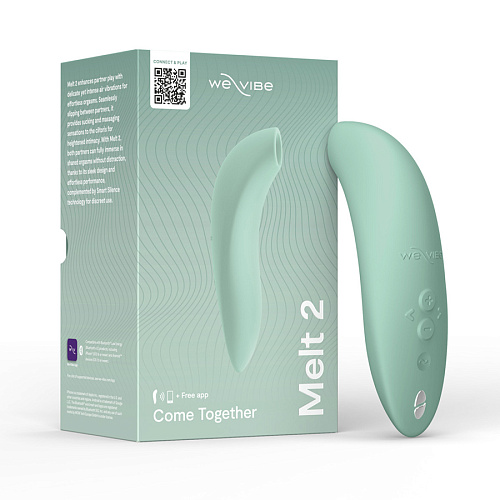 Стимулятор с ДУ We-Vibe Melt 2, цвет шалфея