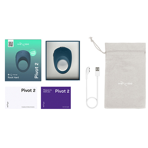 Эрекционное виброкольцо с&nbsp;приложением We-Vibe Pivot&nbsp;2