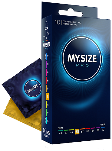 Классические презервативы MY.SIZE PRO 53*178, 10 шт
