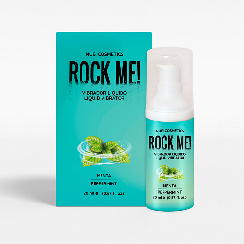 Мятный жидкий вибратор Nuei Rock Me! 20 мл