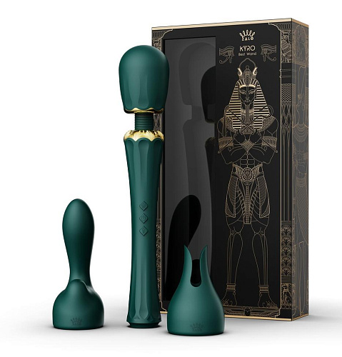 Вибромассажер для клитора Zalo Kyro, темно-зеленый