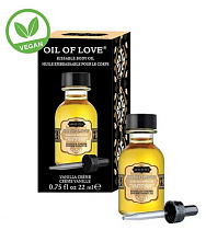 Согревающее масло для орального секса KamaSutra Oil of Love Ванильный крем, 22 мл