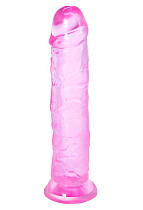Прозрачный дилдо на присоске Intergalactic Distortion, 18 см, розовый