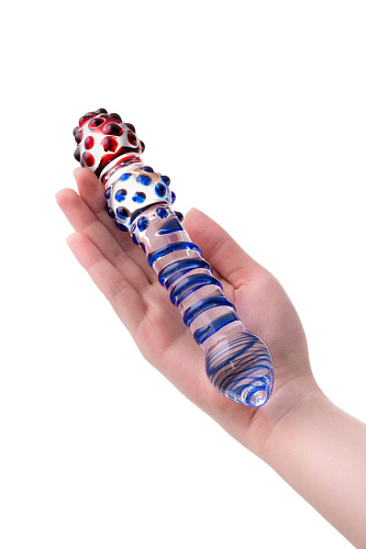 Двусторонний дилдо из&nbsp;стекла Sexus Glass