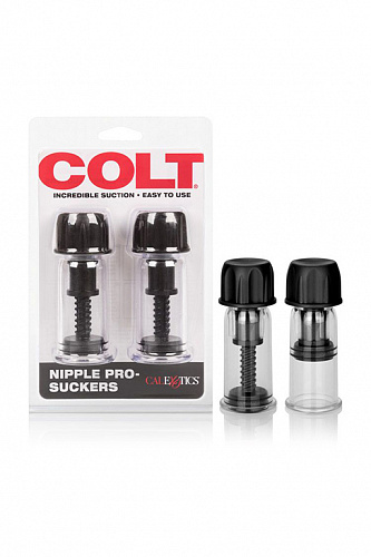 Вакуумные помпы для сосков Colt Nipple Pro-Suckers, черные