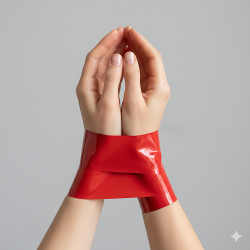 Скотч для фиксации IntoYou, красный