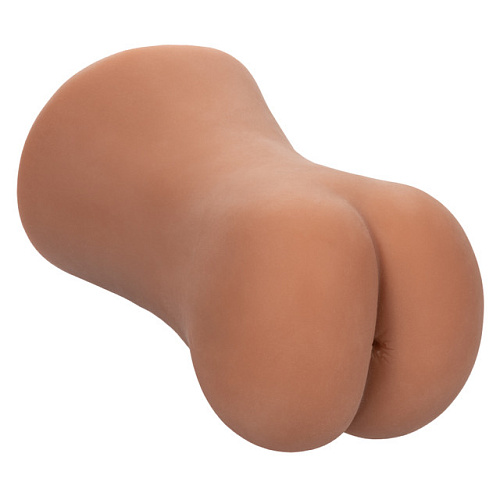 Двойной реалистичный мастурбатор вагина-анус CalExotics Dual Entry Pussy & Ass, коричневый