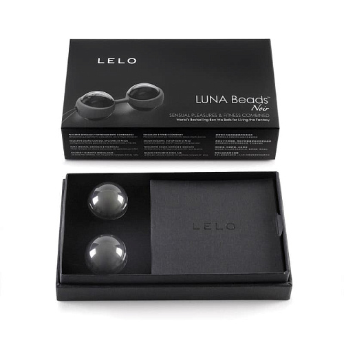 Вагинальные шарики со смещенным центром тяжести LELO Luna Beads Noir