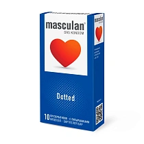 Рельефные презервативы с точками Masculan Classic Type 2 Dotty, 10 шт