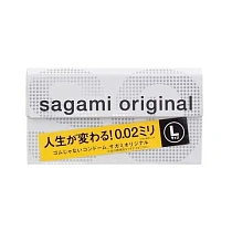 Ультратонкие полиуретановые презервативы Sagami Original 0.02, 12 шт