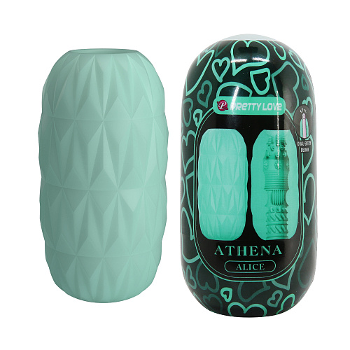 Мини-мастурбатор Pretty Love Athena Alice, зеленый