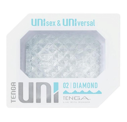 Мини-мастурбатор Tenga Uni Diamond