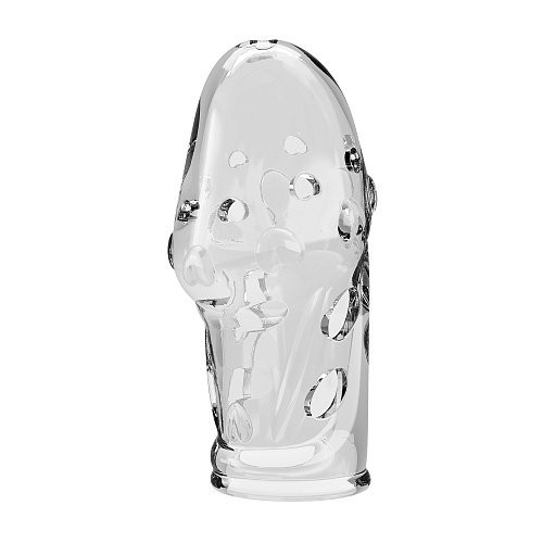 Прозрачная насадка на&nbsp;пенис с&nbsp;рельефом Booker