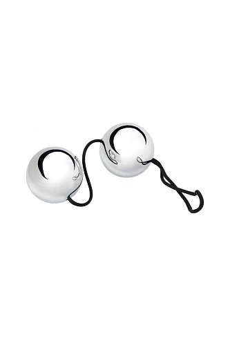 Вагинальные шарики Toyfa Basic, серебристые