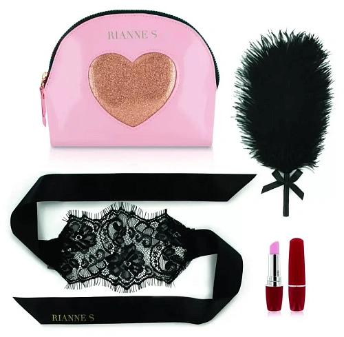 Подарочный набор секс-игрушек и аксессуаров Rianne S Kit d’Amour, розовый