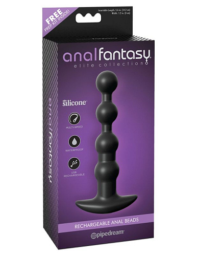 Анальная цепочка Anal Fantasy Elite Collection Rechargeable Anal Beads