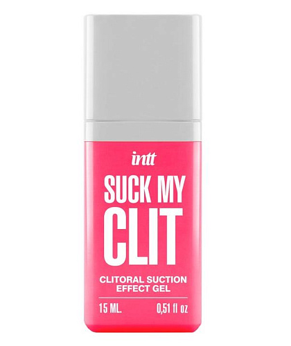 Жидкий вибратор Intt Suck my&nbsp;Clit Клубника, 15&nbsp;мл